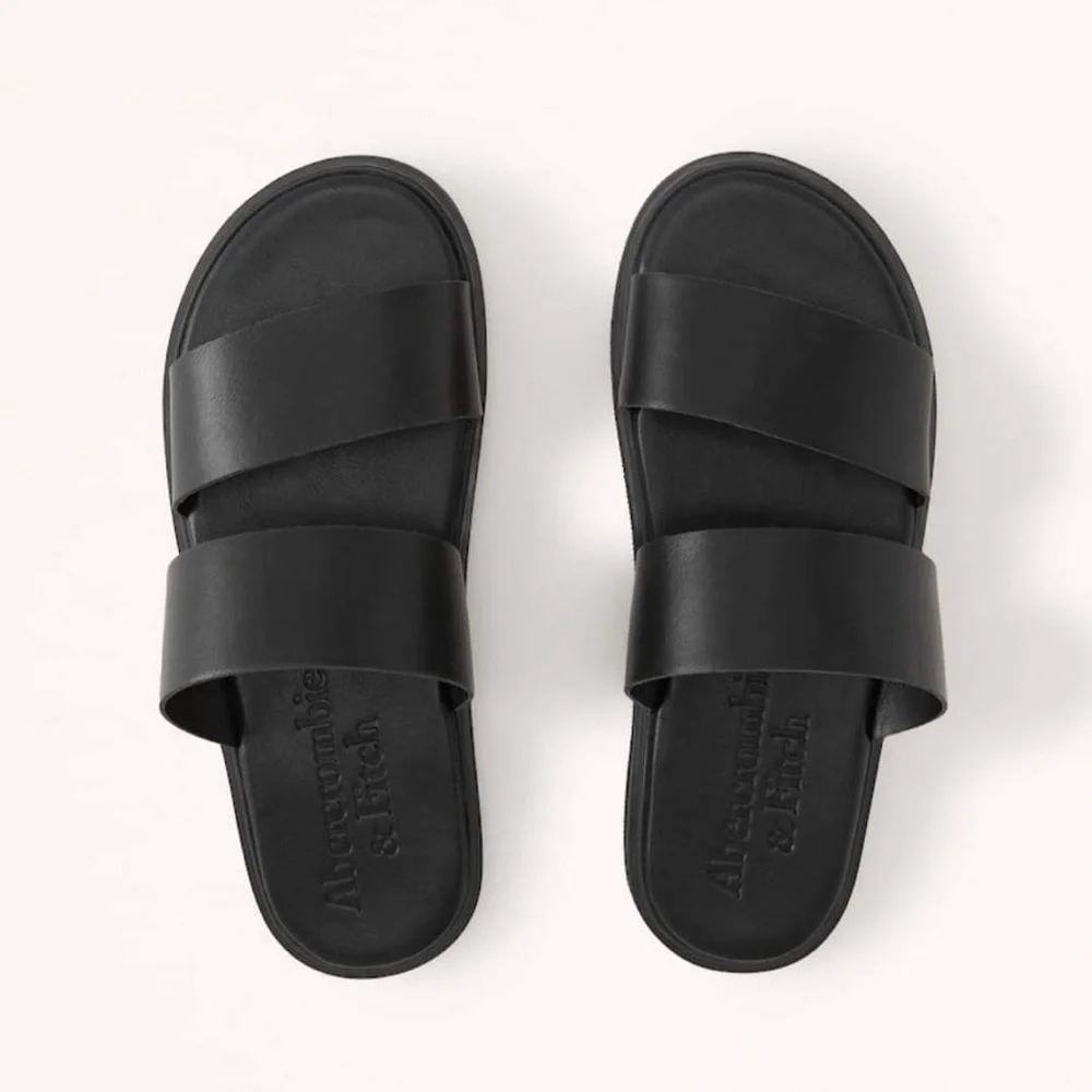 Abercrombie and Fitch Faux slide size XXL NWT - Picture 1 of 9
